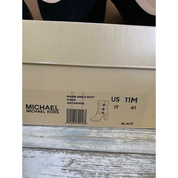 2 Pairs of NEW Michael Kors Boots in Boxes Size 11 Vickey Bootie & Maisie Boot - Picture 9 of 10
